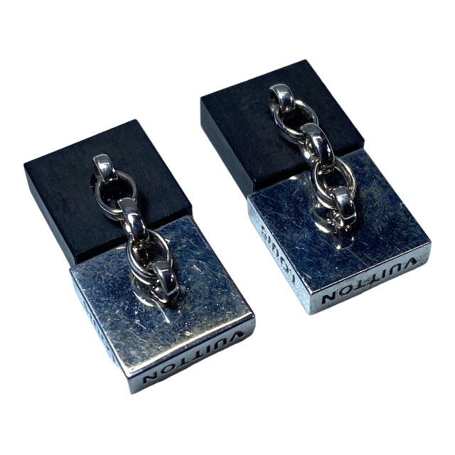 LOUIS VUITTON ルイヴィトン カフス ウッド カフスボタン M92790 ダミエ カフリンクス