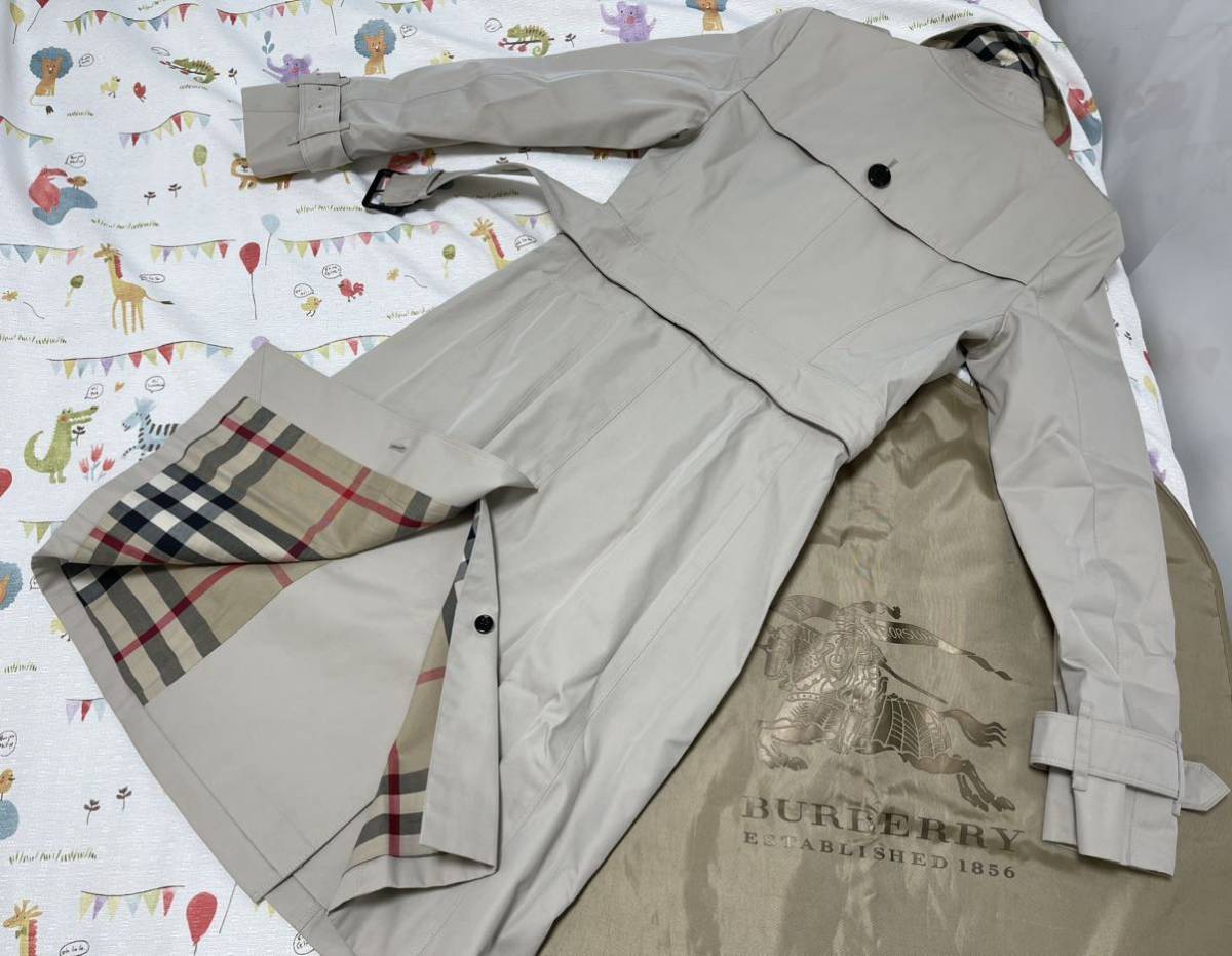 激レア17万 2WAY 春物新品級超美品高年式アイボリー38 36 S M BURBERRY