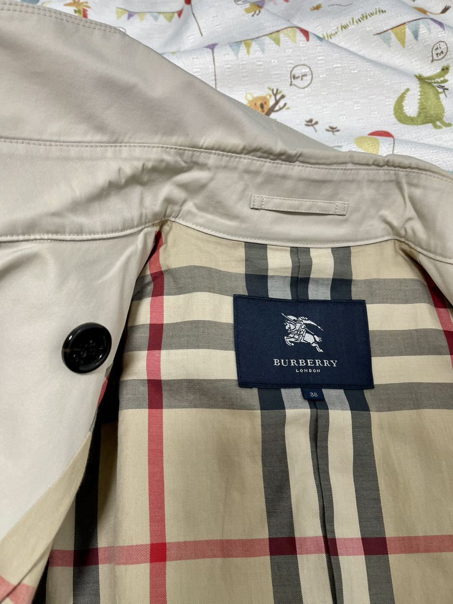 激レア17万 2WAY 春物新品級超美品高年式アイボリー38 36 S M BURBERRY