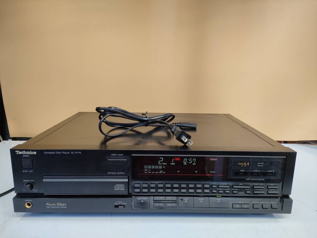 Technics テクニクス SL-P770 CDプレーヤ... - ヤフオク!