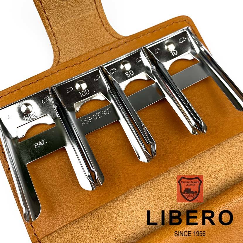 全6色　LIBERO リベロ 日本製 高級栃木レザー ステッチデザインコインケース　コインキャッチャー小銭入れ_画像4