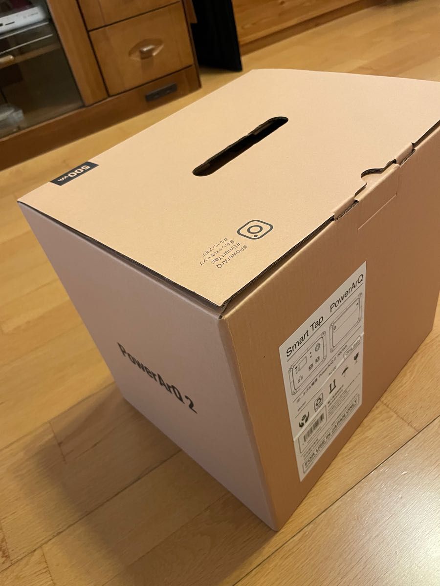 ポータブル電源 PowerArQ2 ポータブル電源 500Wh Smart Tap 美品 箱