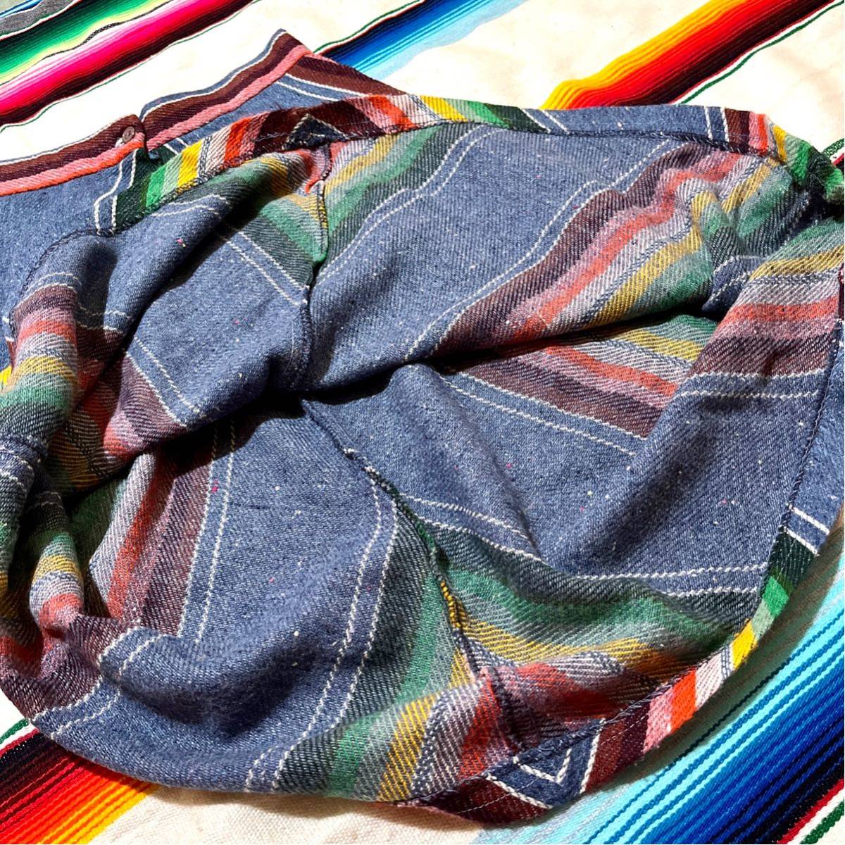 70*s Old ковер юбка поиск : б/у одежда Vintage 70 годы Talon Mexico neitibNative Mexico