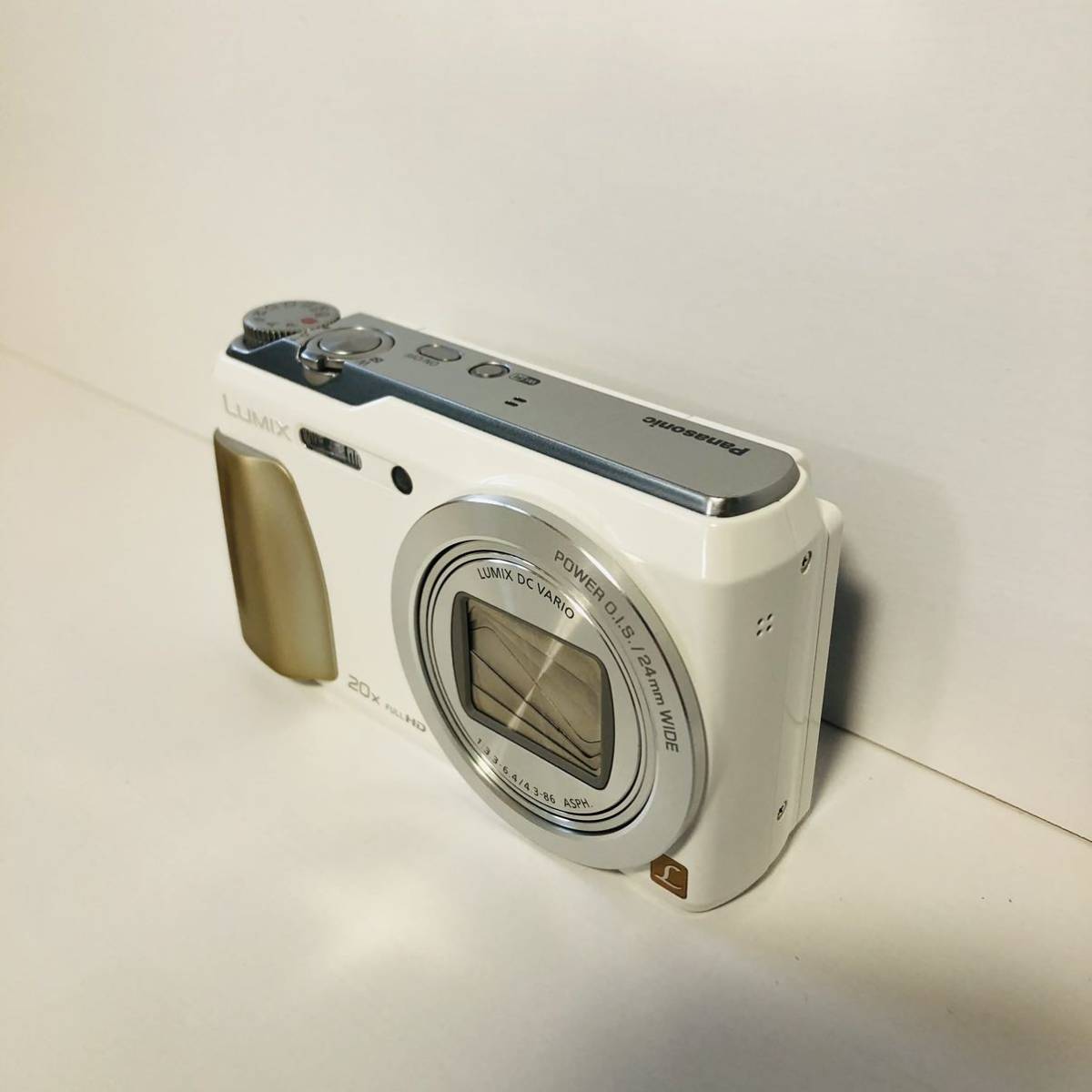 Wi-Fi機能|LUMIX|デジタルカメラ DMC-TZ55|ホワイト|美品 fkip