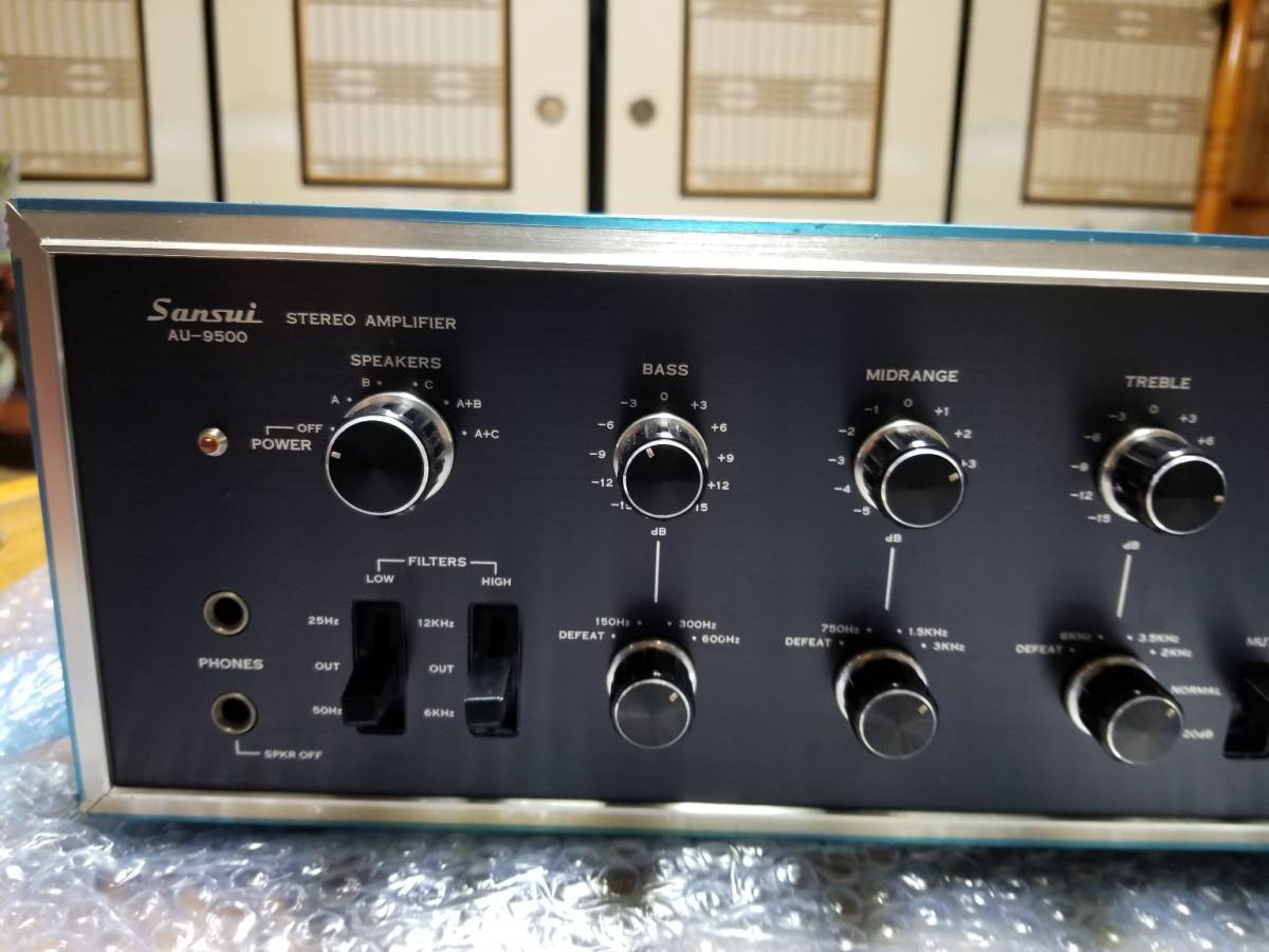 値下げ)Sansui(サンスイ)AU9500アンプリファイアー 値下げ)Sansui(サンスイ)AU9500アンプリファイアー