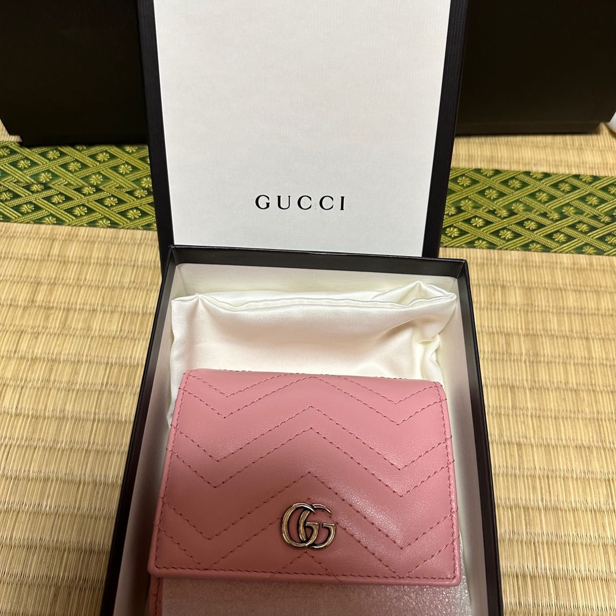 GUCCI マーモント ピンク 二つ折り財布 www.migotohonda.com.br