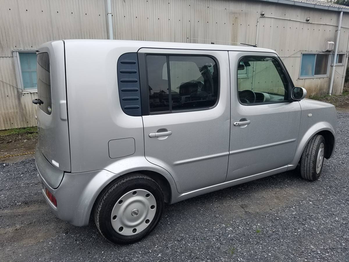 1 jpy start! inspection 2 year attaching Nissan Cube mileage 36,000. key free timing belt chain H29 year dealer inspection history outright sales 