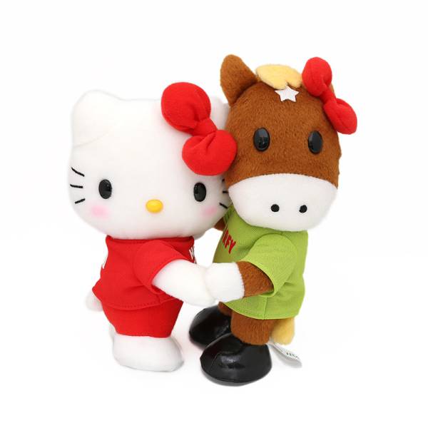  tarp .-& Hello Kitty HUG limitation soft toy JRA60 anniversary commemoration 