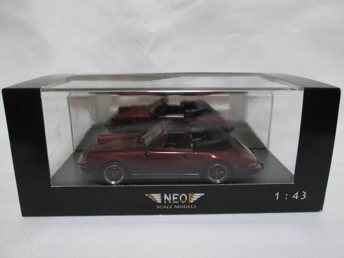 ★NEO 1/43 ポルシェ911 カレラ カブリオ USA【新品】★_画像9