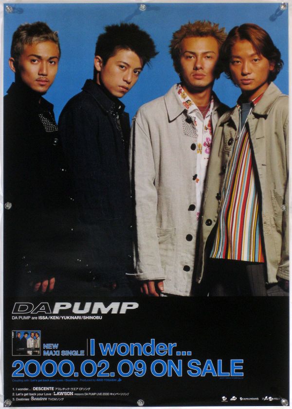 DA PUMP ISSA KEN YUKINARI SHINOBU B2ポスター (T16001)_画像1