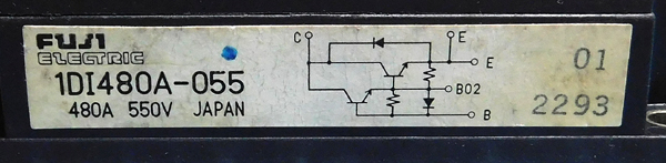 富士電機 1DI480A-055 パワートランジスタモジュール (550V/480A) [管理:KA355]_画像2