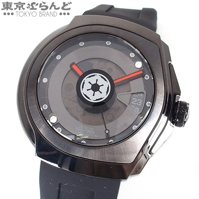 101654983 ジーエスエックス GSX スターウォーズ 帝国軍モデル GALACTIC EMPIRE 腕時計 GSX400SWS-2 メンズ SS シリコン 自動巻 300本限定_画像1