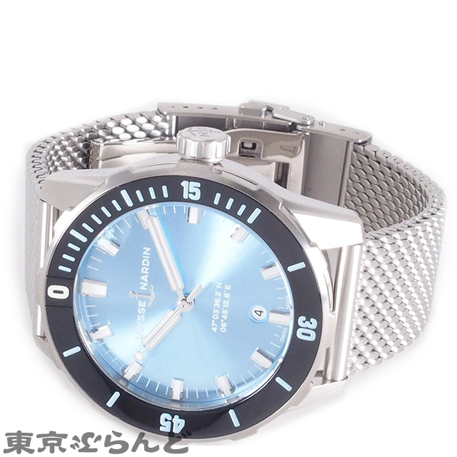 101635349☆ユリスナルダン ULYSSE NARDIN ダイバー42 HANDA 腕時計
