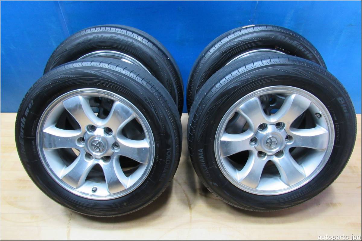 4861 ヨコハマ 215/60R17 夏 2019年 タイヤ プラド120純正 17×7 1/2J