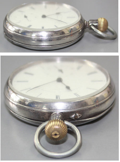 アンティーク 英国 1895年 ヴィクトリア朝 時計師 G.E.Frodsham作 イギリス製 銀無垢 懐中時計 明治28年_画像4