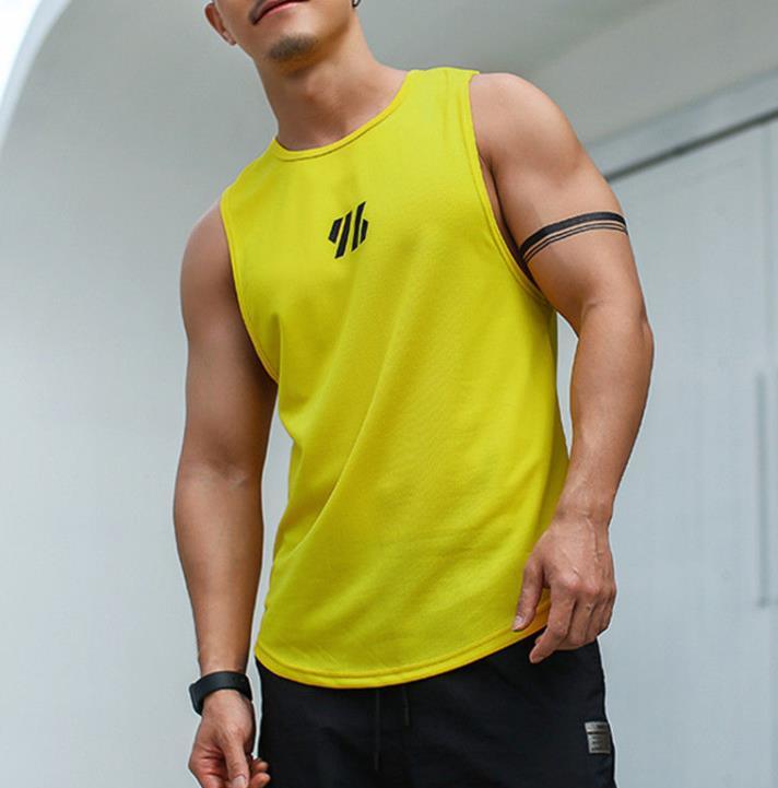 メンズ　袖なし　tシャツ　トレーニングウェア　トップス　通気　吸汗速乾　スポーツウェア ランニング　夏 X04_画像5