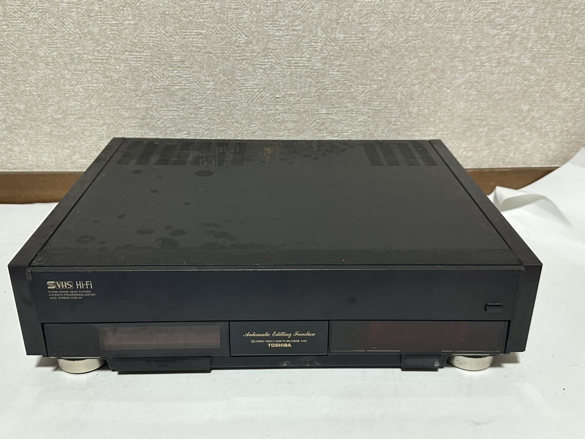 ジャンク 東芝 ビデオデッキ TOSHIBA A-ES1 VHS/S-VHS対応 Hi-Fi