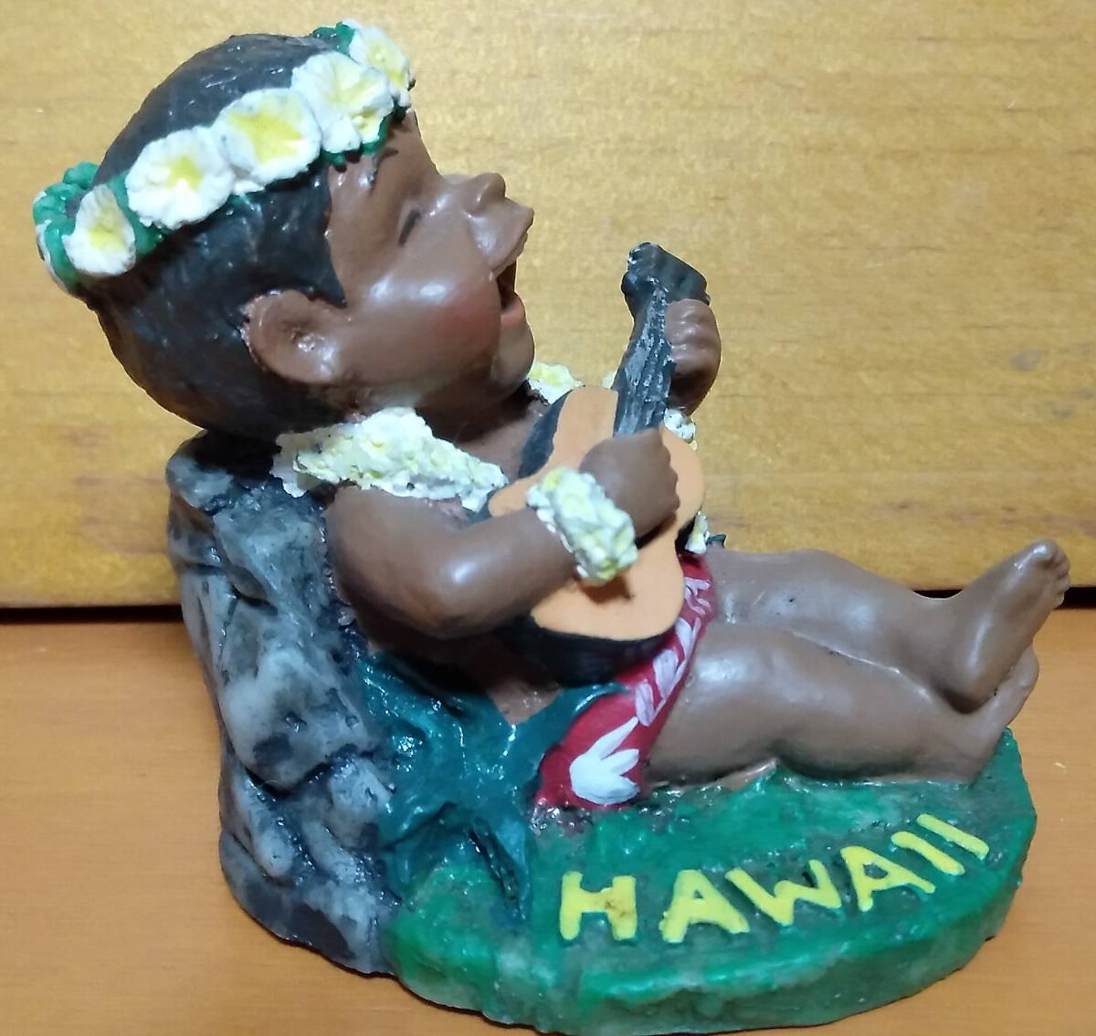 「ハワイ(ポリネシアン) 子供 ウクレレ フィギュア」　polynesian kids collection figure/人形