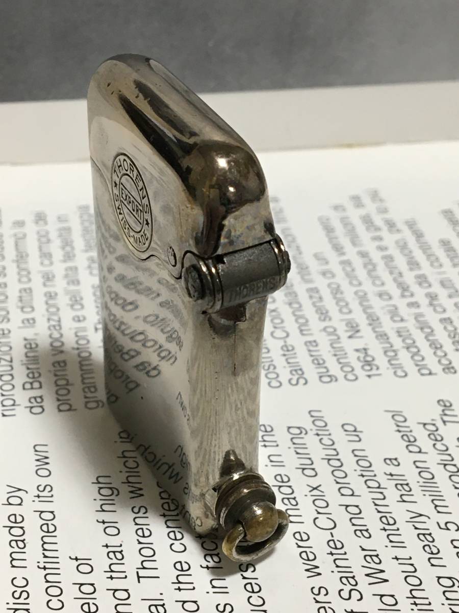 C1915 Thorens side filler oil lighter 　セコンド　トーレンス　EXPORT　第2世代　オイルライター　超美品_画像3