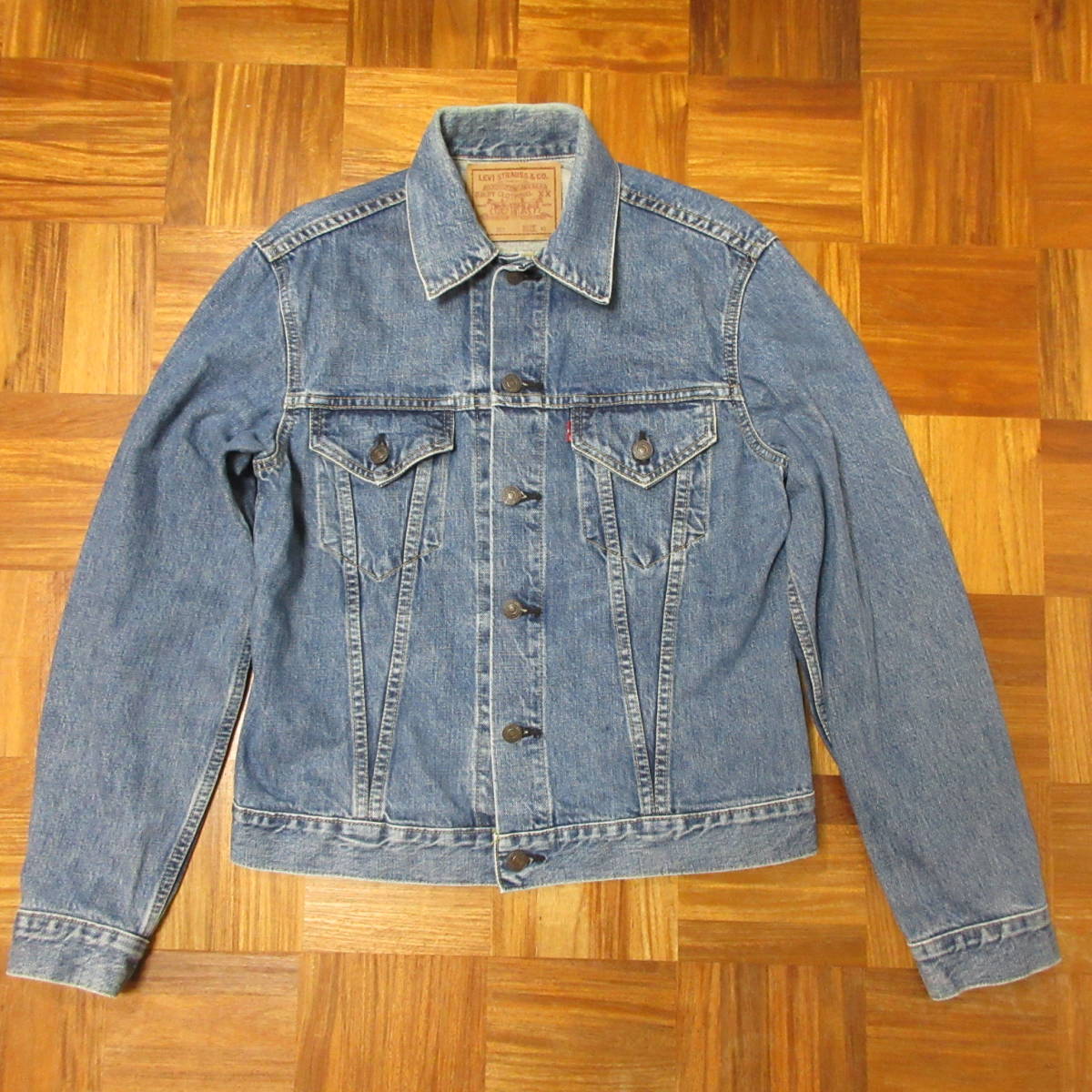 Levi's　リーバイス　LOT557　ビッグE　復刻　デニムジャケット　日本製　表記サイズ40_画像8