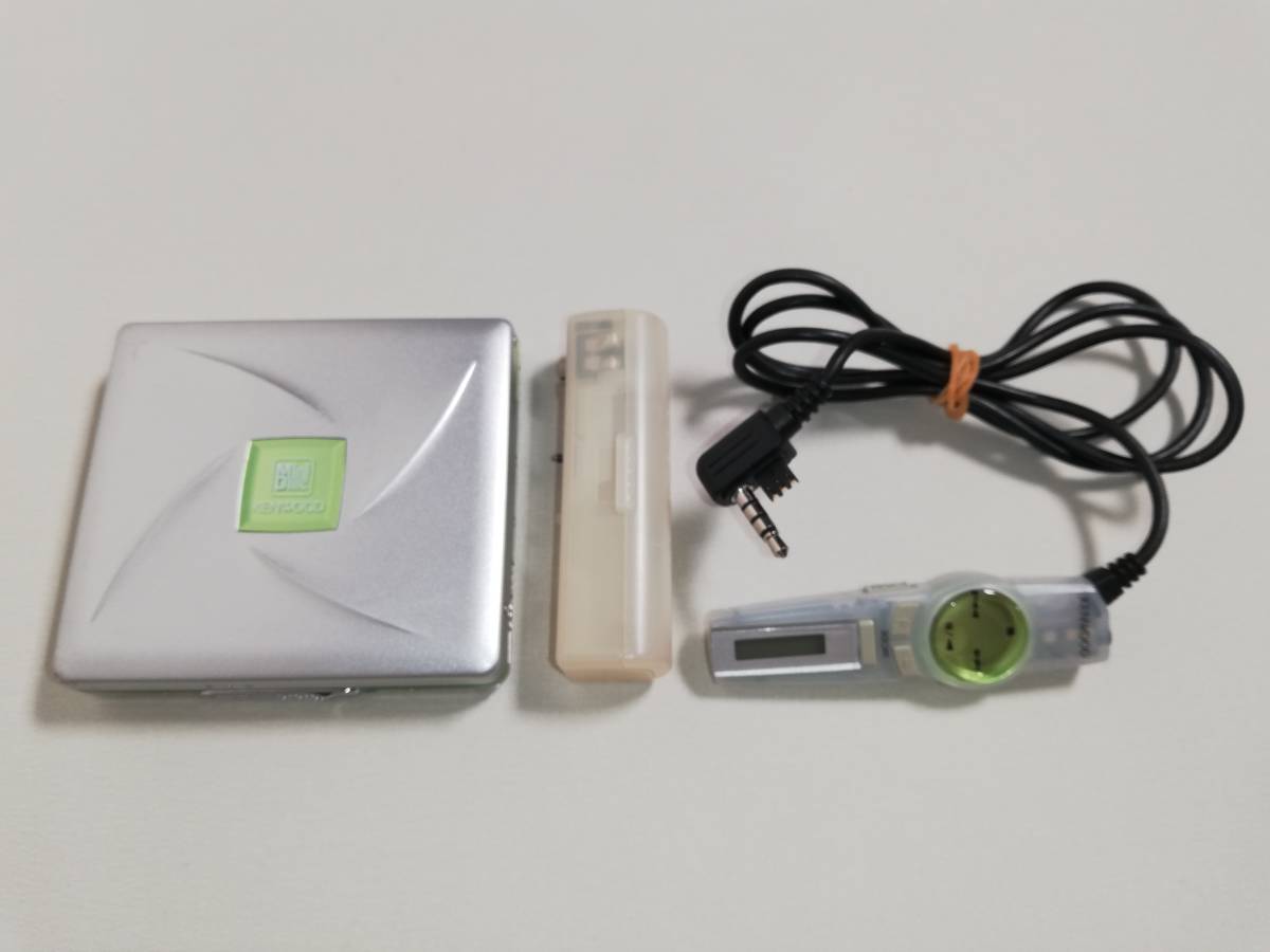 美品】KENWOOD ケンウッド ポータブルMDプレーヤー ミニディスク 美品】KENWOOD ケンウッド ポータブルMDプレーヤー ミニディスク