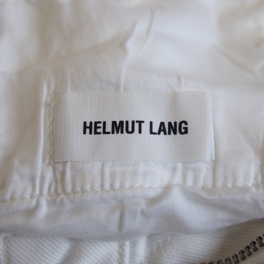 HELMUT LANG USA製 ヘルムートラング フリンジ 白スキニーデニム_画像9