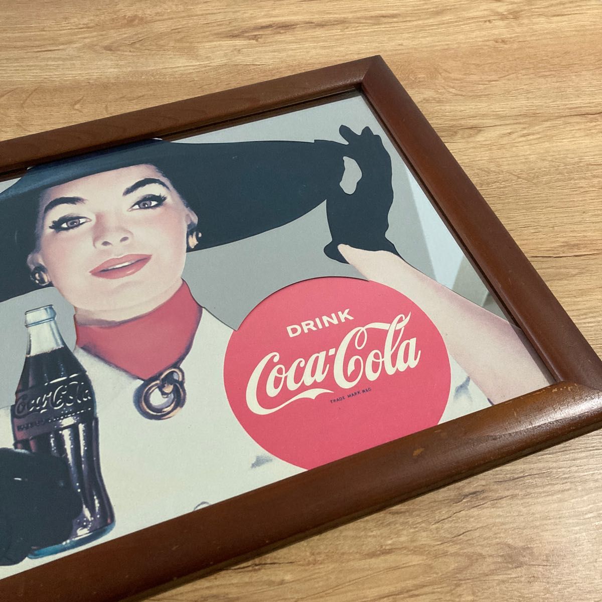Coca-Cola コカコーラ パブミラー 壁掛け鏡