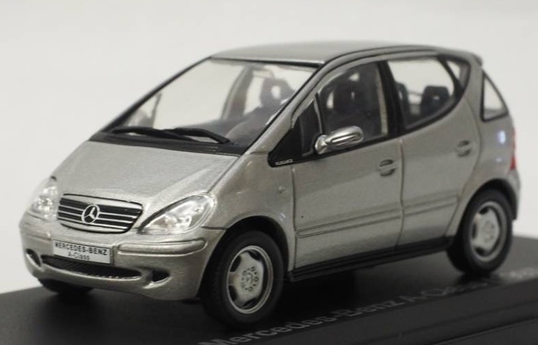 【展示品】Ж アシェット 1/43 メルセデス ベンツ Aクラス 1997 銀 Mercedes Benz A-Class 国産名車 Ж ノレブ ダイムラー Daimler B C CLA_画像5