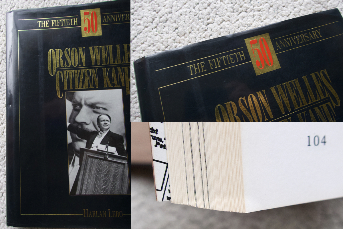 Orson Welles Citizen Kane (Doubleday) Harlan Lebo 洋書_画像3