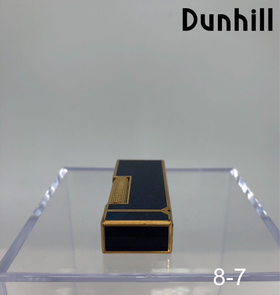 dunhill ダンヒル ローラー ガスライター ブルー ゴールド 8-7 dunhill ダンヒル ローラー ガスライター ブルー ゴールド 8-7