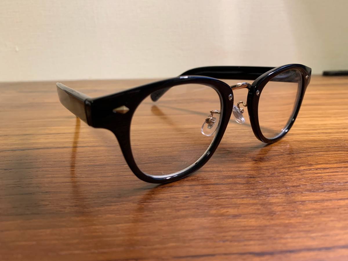 メガネ2個セット　眼鏡　伊達眼鏡　セルフレーム　メタルフレーム_画像6