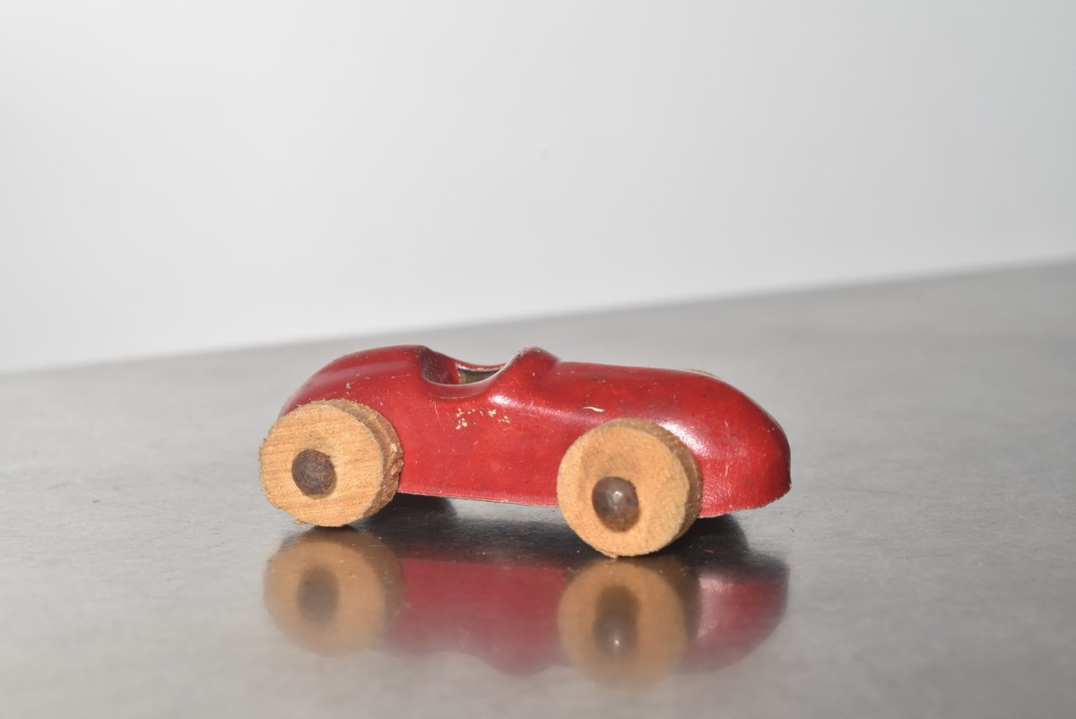 注目ブランドのギフト 昭和レトロ グリコおまけ レーシングカー