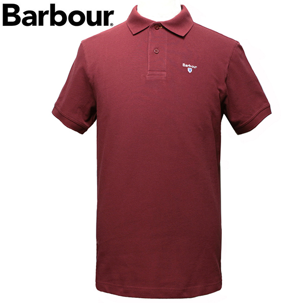 バブアー Barbour ポロシャツ メンズ 半袖 鹿の子 サイズXXL BIKING RED MML0358 RE95 新品