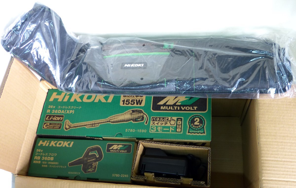 ☆未使用品!HiKOKI ハイコーキ 36V コードレスお掃除コンボセット