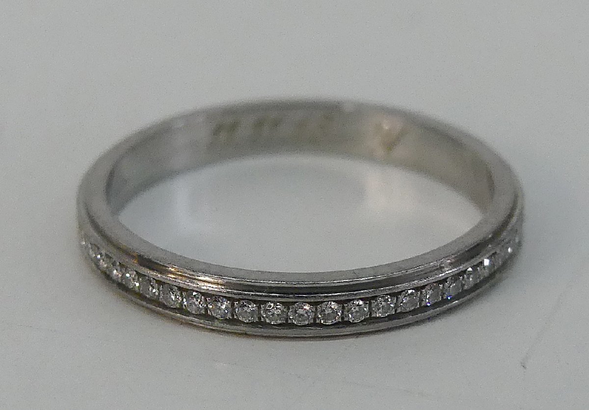 ☆Cartier カルティエ Pt950 ダイヤ0.15ct ダムールウェディングリング 48 8号 used☆_画像2