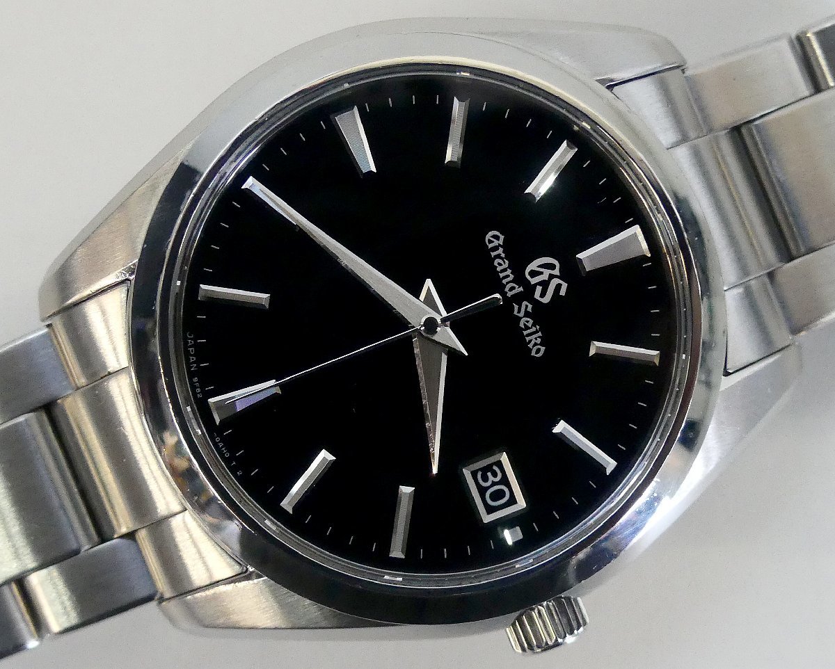 ☆GRAND SEIKO グランドセイコー メンズ 腕時計 クォーツ デイト 9F82-0AF0【SBGV223】研磨仕上げ済 used☆_画像1