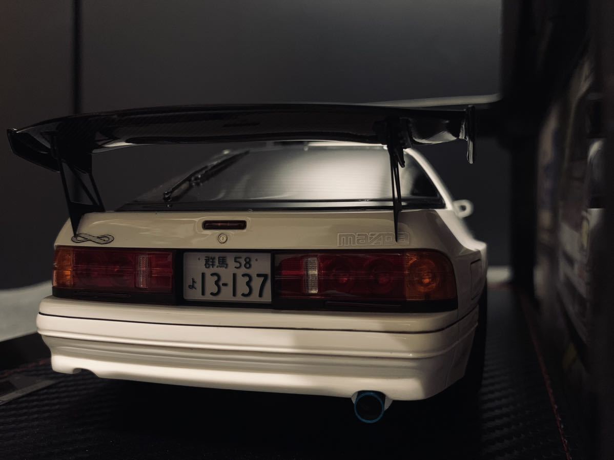 WEB限定品 1/18 IG2877 INITIAL D Mazda Savanna RX-7 FC3S ignition