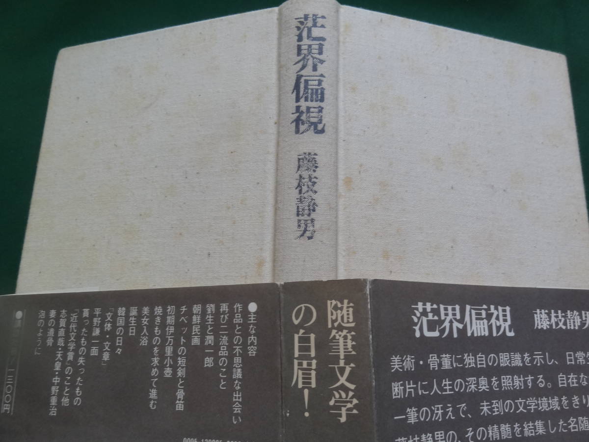 茫介偏視 ＜随筆集＞　藤枝静男　 昭和54年　 講談社　　岸田劉生　平野謙　里見弴　谷崎潤一郎　堀田善衛　志賀直哉ほか_画像5