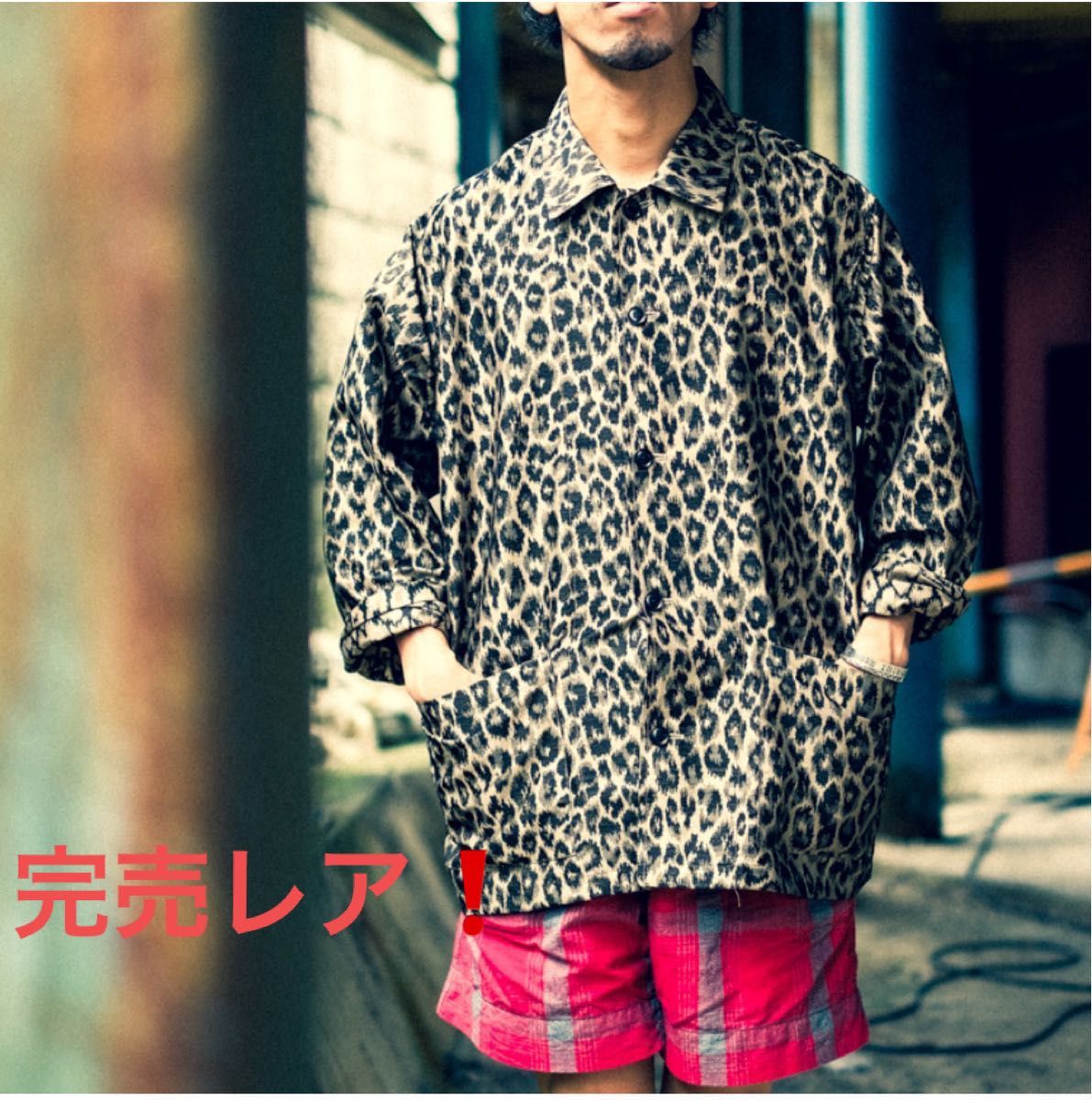 新品　Needles Cabana shirt leopard Lサイズ