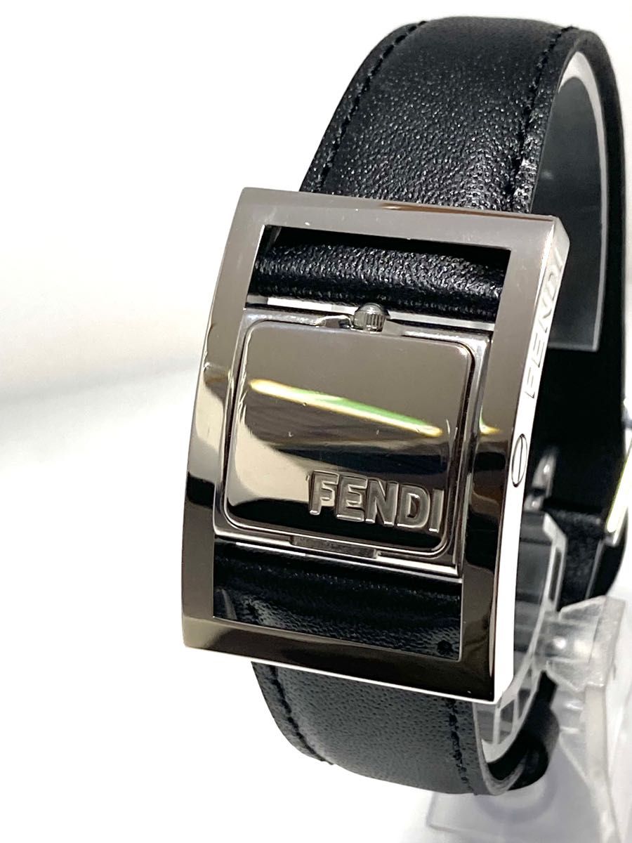 極美品! FENDI フェンディ 電池&ベルト新品 レディース腕時計