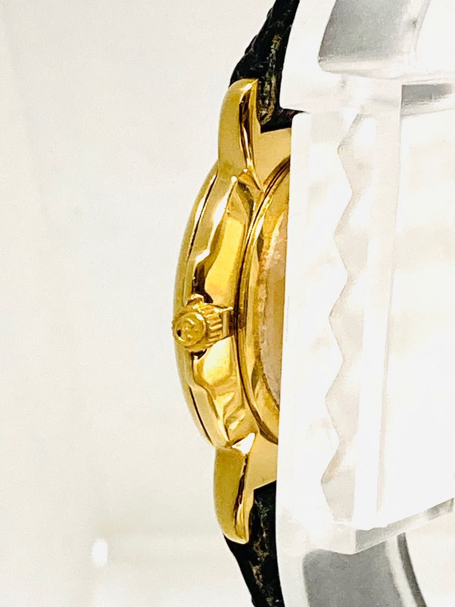 美品! GUCCI グッチ 純正ベルト 電池新品 レディース腕時計 ゴールド
