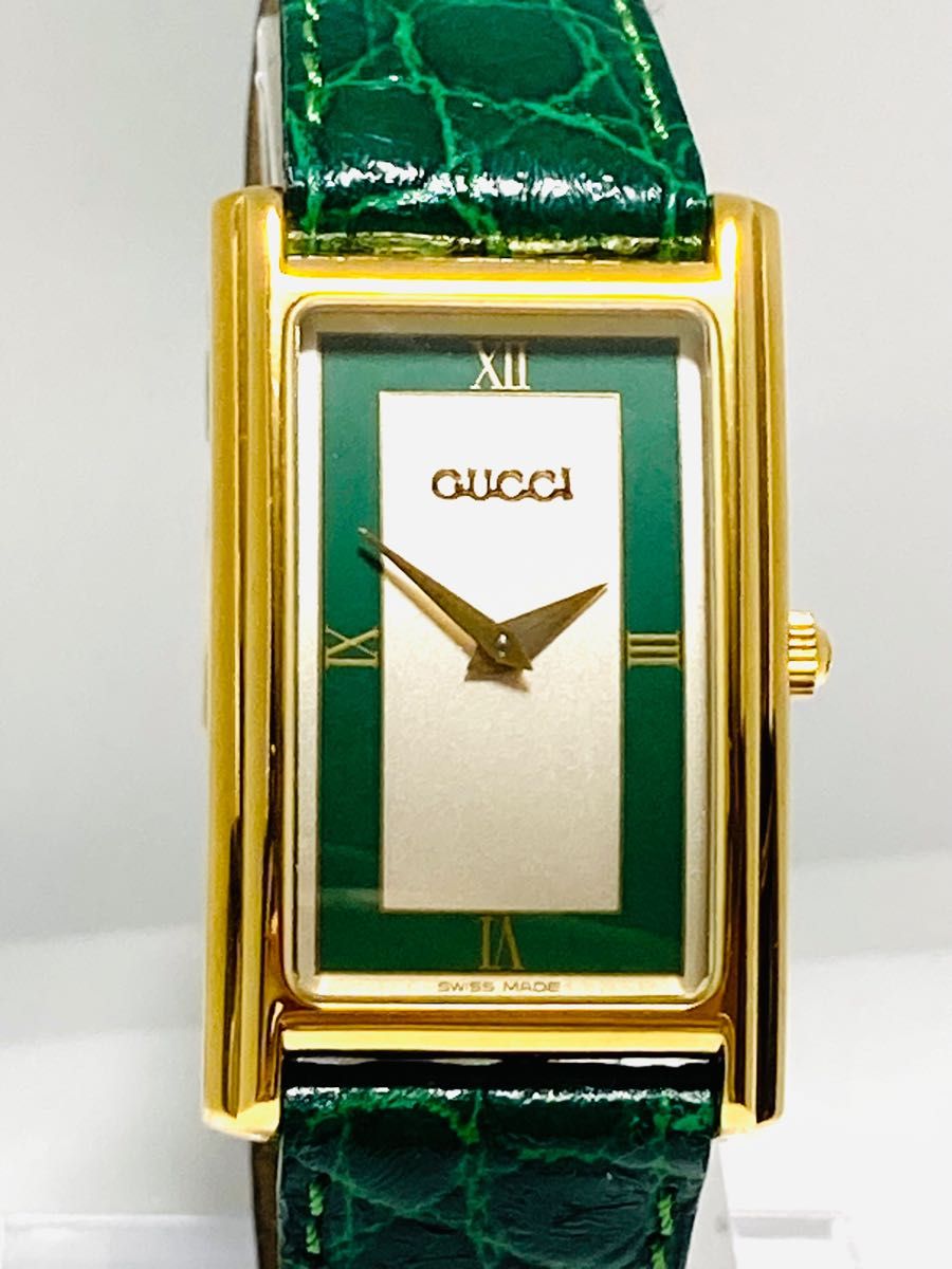 お1人様1点限り】 【付属品有】 極美品 GUCCI グッチ 電池新品 純正
