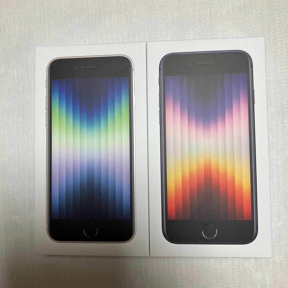 iPhone SE第3世代 128GB 2台【新品未使用】スターライト ミッドナイト