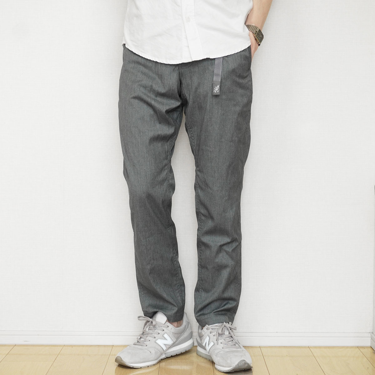 GRAMICCI × BEAMS 別注 クロップドスラックス【S】グレー GRAMICCI × BEAMS 別注 クロップドスラックス【S】グレー