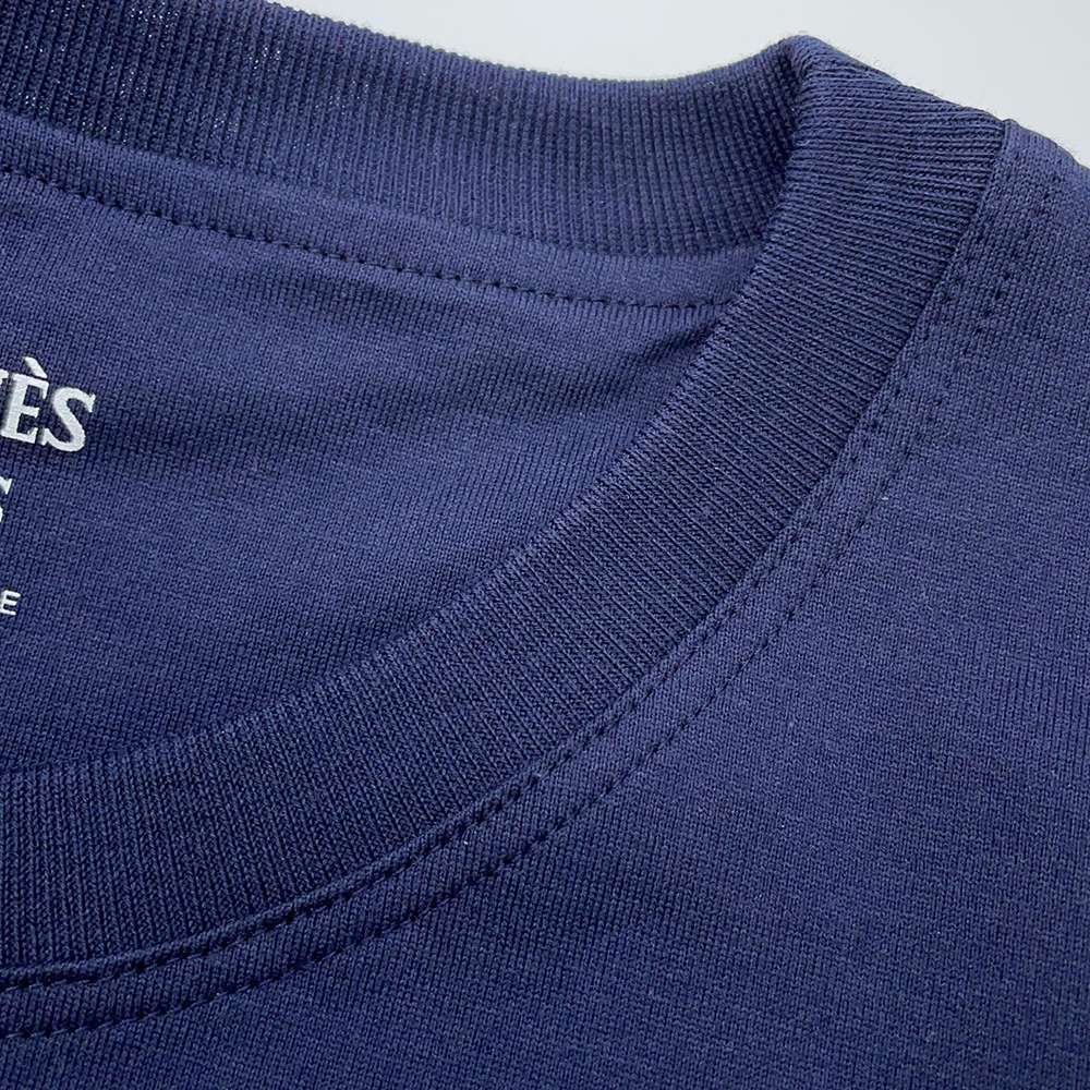 エルメス Tシャツ モザイク刺繍入りポケット コットン レディース