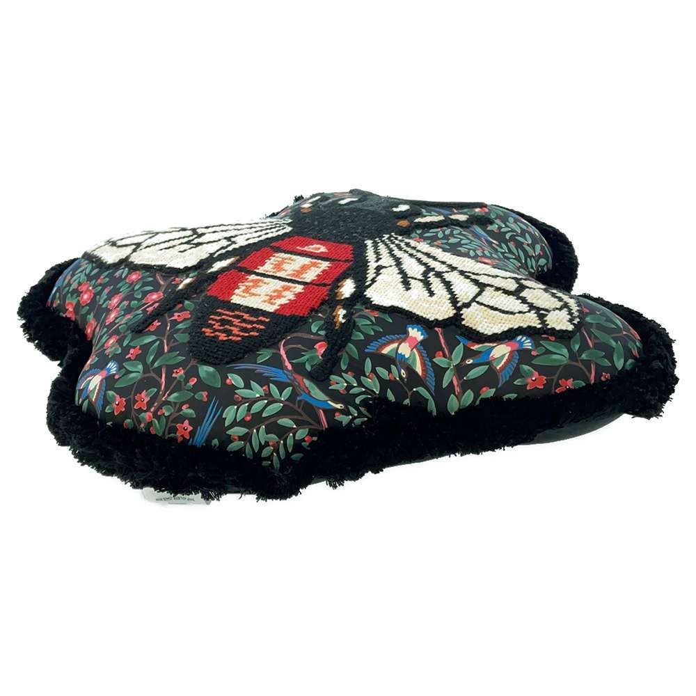 グッチ クッション ビー エンブロイダリー サテン シルク GUCCI 雑貨