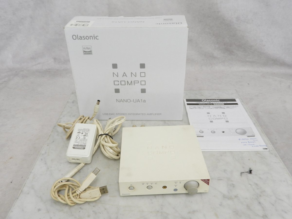 ☆ Olasonic オラソニック NANO-UA1a USB DAC内蔵プリメインアンプ 箱