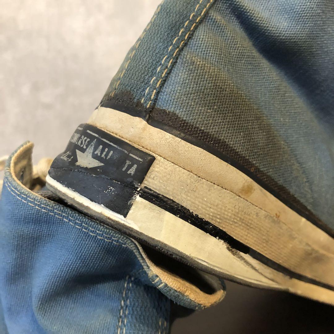 【US11】 70S USA製 ヴィンテージ コンバース チャックテイラー オリジナル サックスブルー HIカット US11 CONVERSE 中古 DD0003