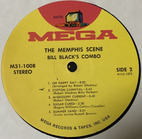 Bill Black's Combo - The Memphis Scene US Original盤 LP アルバム Cotton Carnival ドラムブレイク Funk Rare Groove_画像4