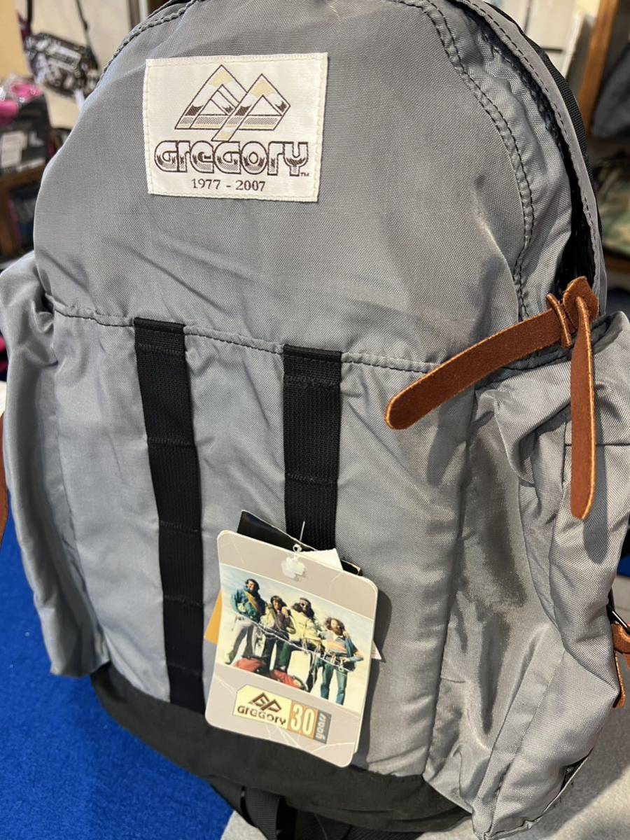 GREGORY グレゴリー ウェインズデイパック　30周年モデル　2007年型　シルバーグレー　定価22800円　未使用　新品　タグ付 米国製_画像2